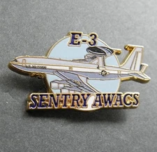 SENTRY AWACS BOEING E-3 RADAR TACTICAL AIRCRAFT LAPEL PIN BADGE 1.7 inches
