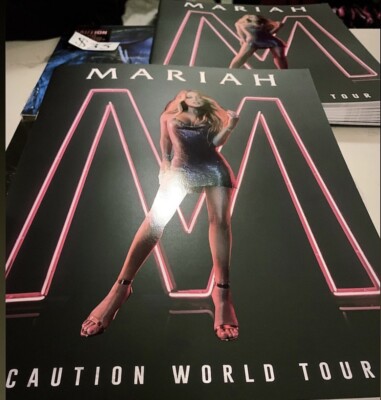 MARIAH CAREY OFFICIAL 2019 CAUTION WORLD TOUR BOOK RARE TOURBOOK