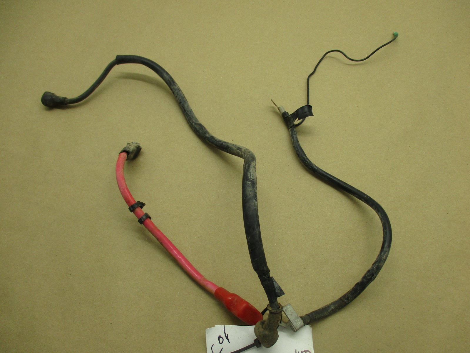2004 Yamaha Kodiak 450 positive and negative battery cables eBay