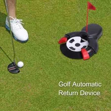 Golf Returner Automatic Training Tool Golf Hole Auto Returning Practice New