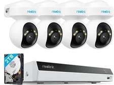 Reolink 8CH 5MP  PoE Security Camera System Kit 2TB HDD NVR 24-7 Video Recording