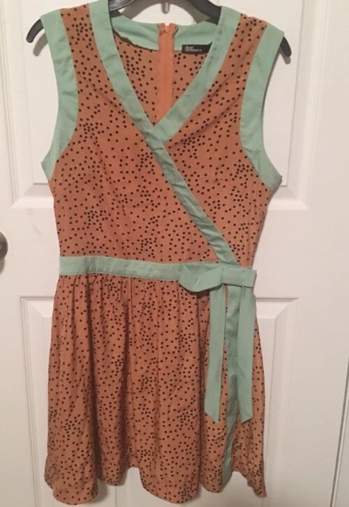 DEAR CREATURES MODCLOTH Retro Vintage Style Polka Dot Dress - Image 4 of 4