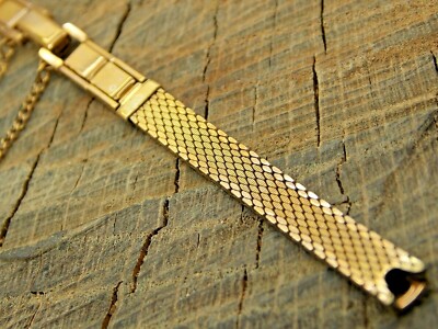 Speidel USA NOS Unused Vintage Watch Band Gold Filled C-Ring Butterfly Clasp