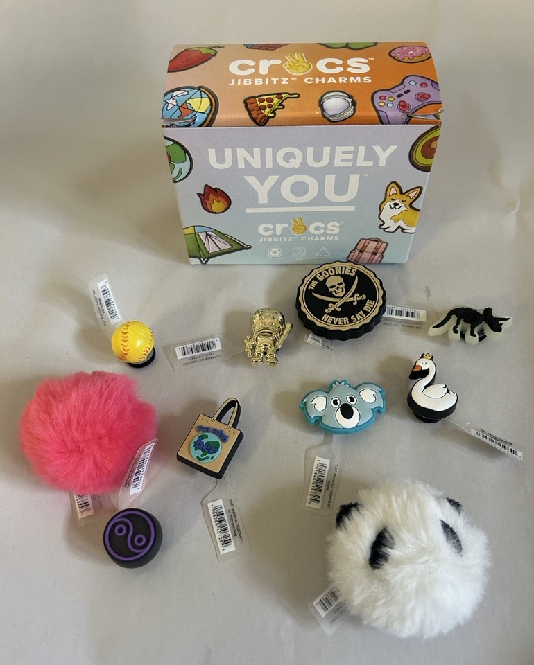 Crocs Jibbitz Uniquely You Charms Lot of 20 NEW IN BOX Goonies Koala