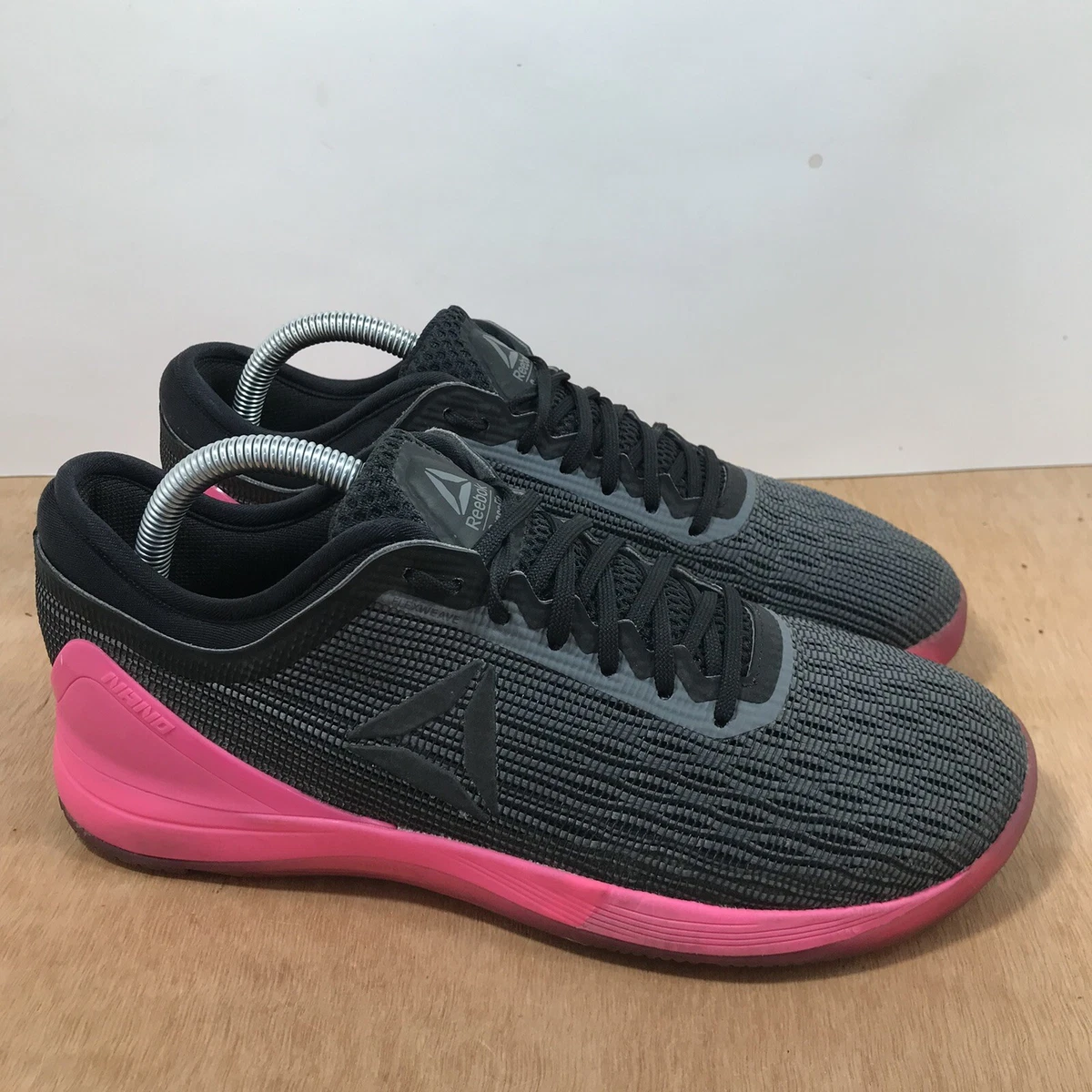 Reebok Nano 8.0 Women Size 9.5 Gym Running Shoes Black Pink eBay