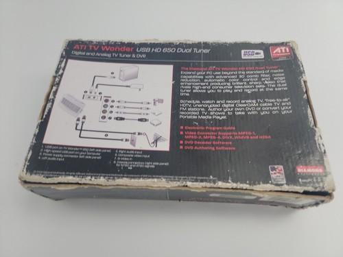ATI White TV Wonder USB HD 650 Dual Tuner Unit Only - Picture 3 of 7