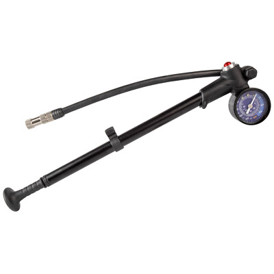 M-Wave Shock Fahrradpumpe bis max. 28 Bar für Autoventil und Franz. Ventil
