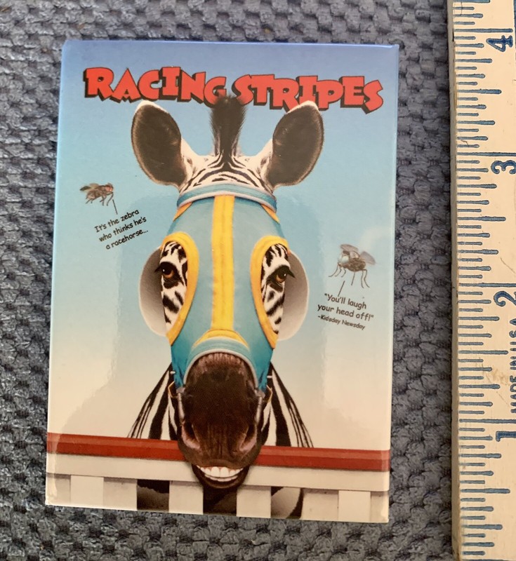 Racing Stripes - Promo Pin - Frankie Muniz Mandy Moore, Foxworthy - WB