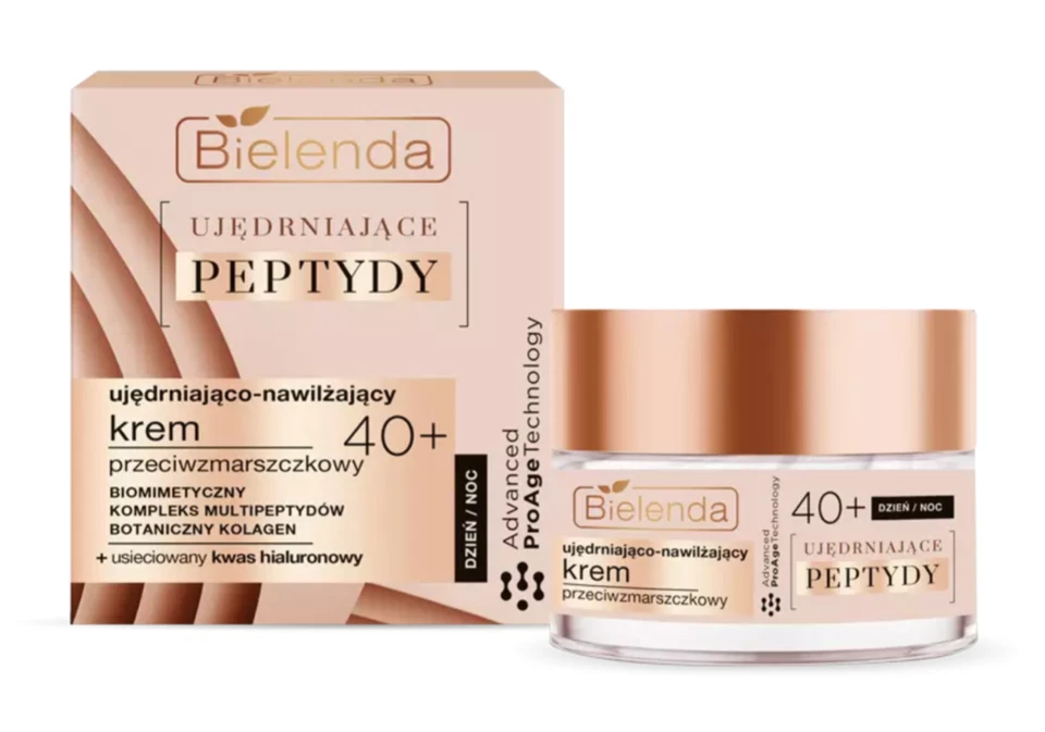 Bielenda Firming Peptides Moisturising Anti-Wrinkle Face Cream 40+Day Night 50ml