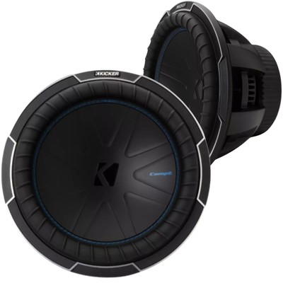 (2)Kicker 51CWQ102 10-Inch CompQ Series 1600 Watts Dual Voice Coil 2 Ohm PAIR