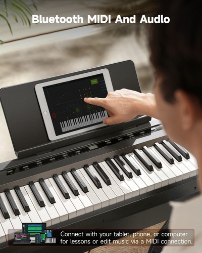 Donner DEP-16 Digital Piano Keyboard 88 Key Full Weighted 238 Tones With Pedal - Picture 6 of 10
