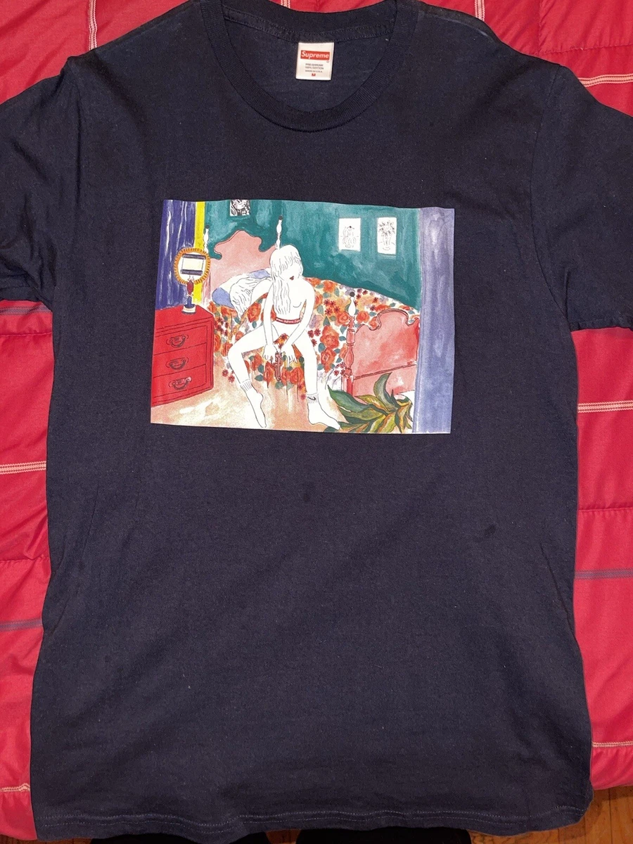 Supreme Bedroom Tee Navy Size M