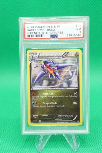 2013 Pokemon Black and White Legendary Treasures Holo #96 Garchomp PSA 7 ES6