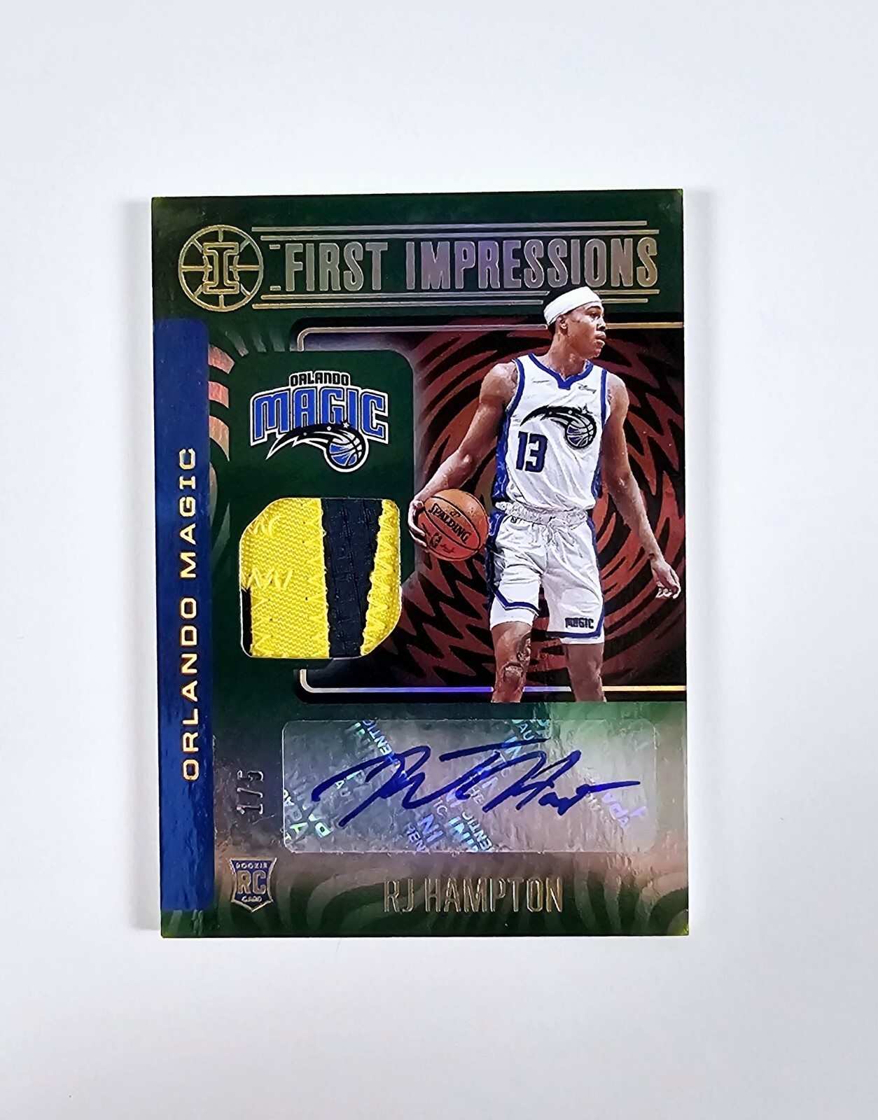 2020 Panini Illusions First Impressions Jersey RJ Hampton  #FI-RJH RC Auto #/5