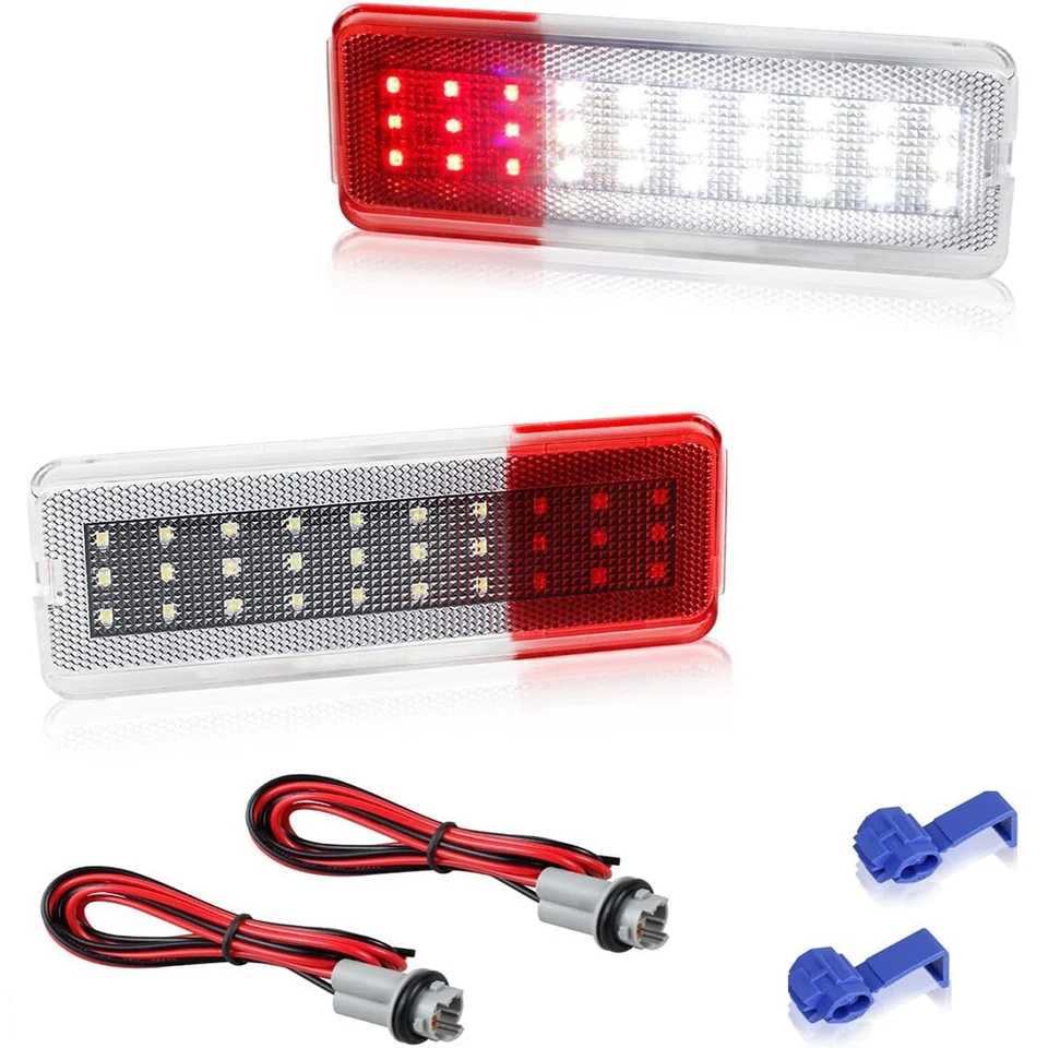 2x LED Door Light For Ford Super Duty F250 F350 F450 F550 99-07 Excursion 00-05 — 第 2/4 张图片