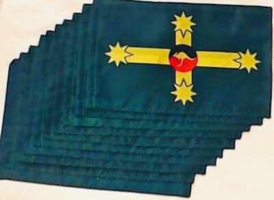 alternative AUSTRALIAN  flag  10 PACK  300mmx200mm with 8mm sleeve