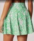 Woman’s SKORTS - SIZE small 6 - 8 - Poly Spandex - Floral Lilly - Green & Pink — photo 3
