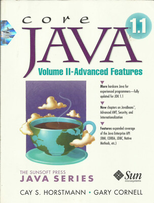 Core Java 1.1 Vol. 2 Advanced Features by Cay Horstmann Gary Cornell No CD