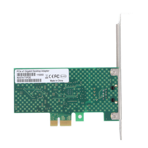Gigabit Net Card RJ45 Kupfer Port LED Anzeige Mini PCB PCIE Net Adapter LIF - Afbeelding 1 van 22