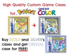 Pokemon 2nd Gen Gameboy Color CGC Cases [Buy Silver & Gold get Crystal for FREE]