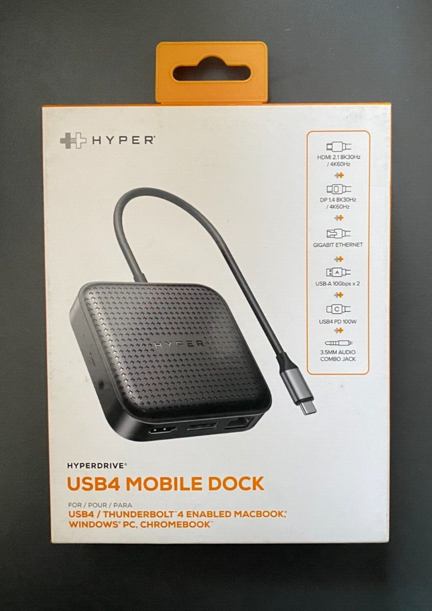 HYPER HYPERDRIVE USB4 MOBILE DOCK (INC VAT)