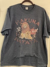 Vintage 90s Lion King Hakuna Matata T Shirt Disney Timon  Pumbaa Large/XL USA