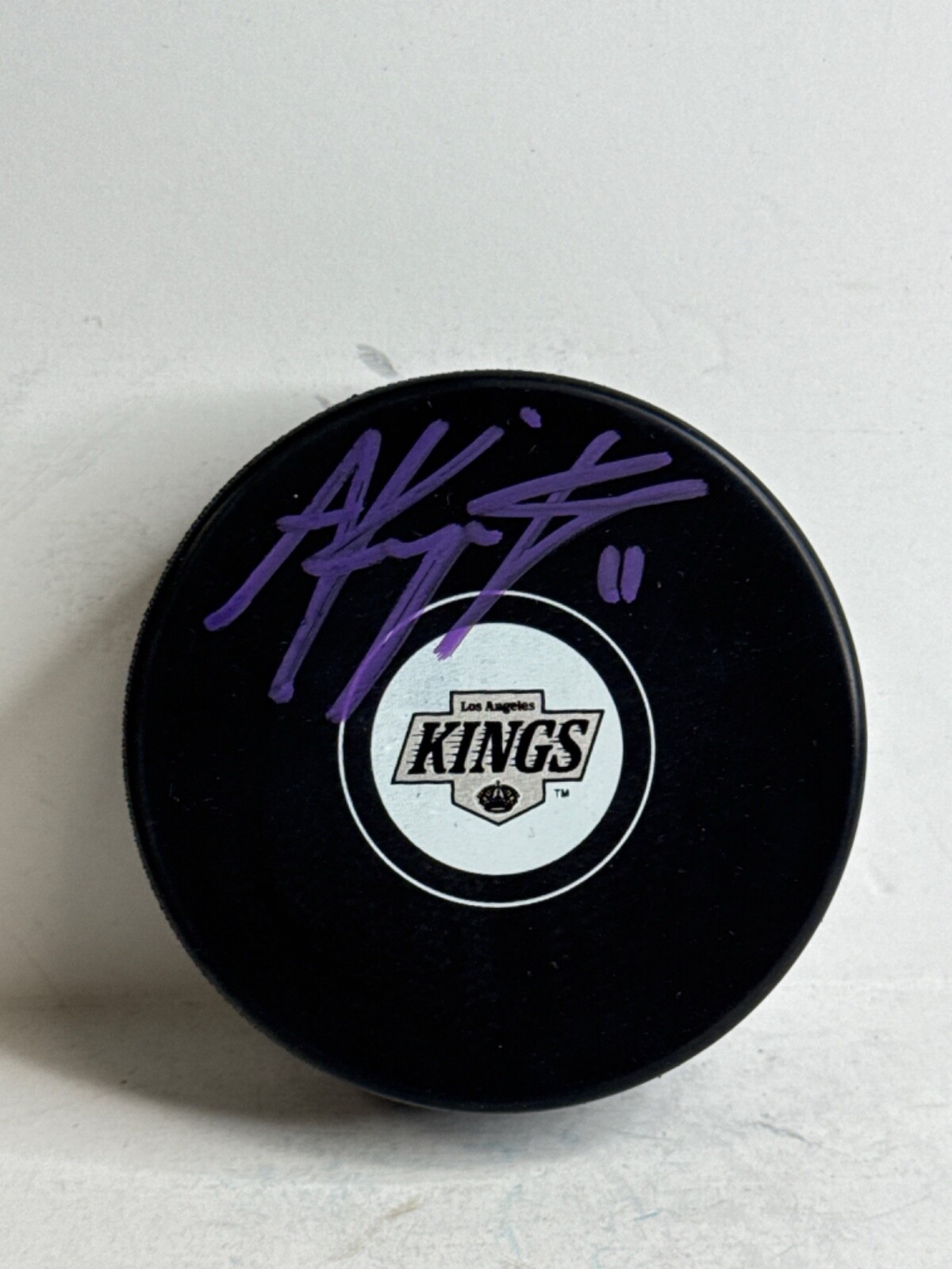 Anze Kopitar Autographed Signed Los Angeles Kings LA Kings Hockey Puck PSA 3C91488 
