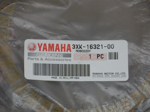 (M1) 1991-2021 Yamaha YZ250 OEM Clutch Plate Fiber 3XK-16321-00 - Picture 2 of 3