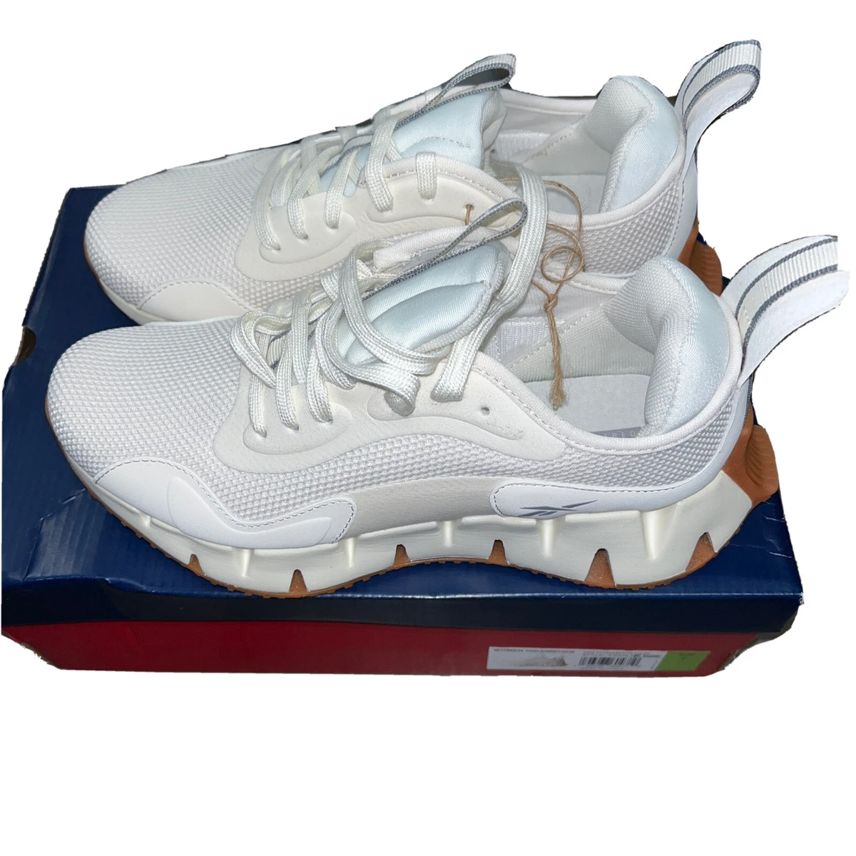 Reebok Zig Dynamica CLW - Chalk/Grey/Gum Men\'s Size 11 - BNWOB Reebok Zig Dynamica CLW Chalk Purple Grey W for sale | eBay main image 2