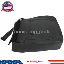 Driver Bottom Leather Seat Cover Black For 03-05 Dodge Ram Laramie 1500 2500