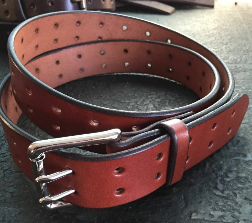 Amish 手工皮革枪套礼服工作腰带 - 正品 Wickett & Craig 美国 — 第 4/4 张图片