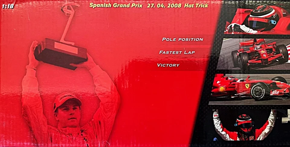 Ferrari F2008 - GP Spain - K. Raikkonen - Hot Wheels 1:18 Limited Spanish Edit. - Immagine 2 di 4