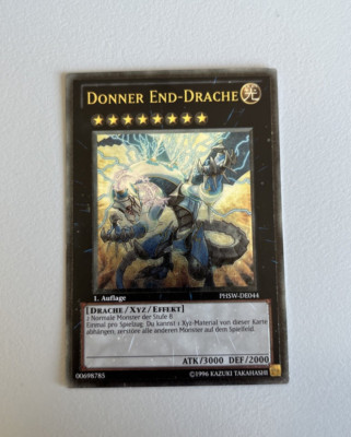 Yu-Gi-Oh! DONNER END-DRACHE deutsch PHSW-DE044 1. Auflage Near Mint