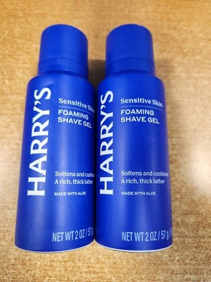 2 Pack: Harry's Sensitive Skin Foaming Shave Gel - 2 oz ea.   E16C