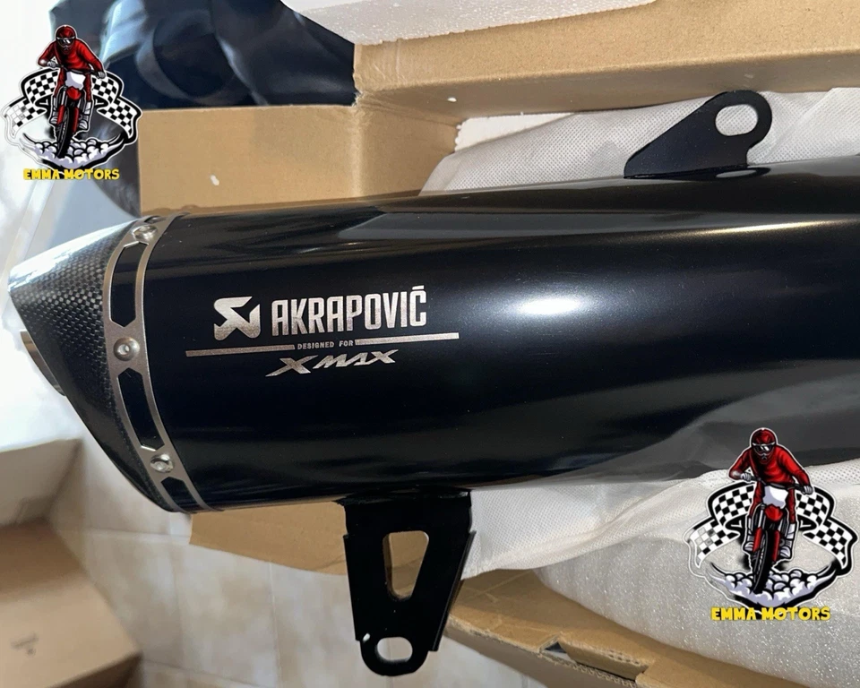 X-MAX 300 250 2017-2024 TERMINALE DI SCARICO YAMAHA Marmitta Completo Acciaio - Bild 3 von 4