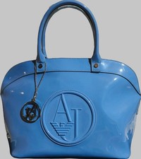 Borsa ARMANI JEANS in vernice Azzurra