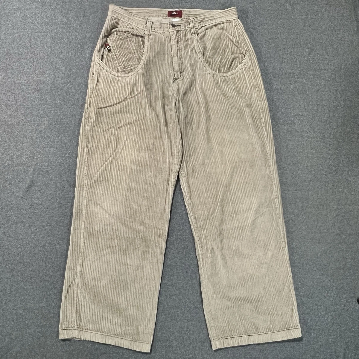 パンツ anchor blue baggy corduroy pants Anchor Blue Baggy Corduroy Pants Men's 30x29 Khaki Skater Grunge