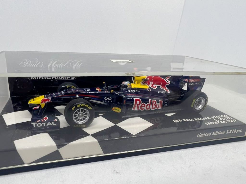 ミニチャンプス 1/43 レッドブル S.ベッテル ショーカー 2011 1