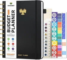 Budget Planner 2025 - Monthly Bill Organizer with Pockets. Undated Financial Org