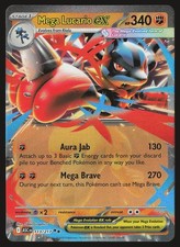 ME: Ascended Heroes Mega Lucario ex #113/217 carta Pokemon