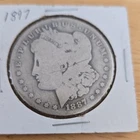 1887 Morgan Silver Dollar $1 Coin Circulated 0.9 Fine Silver