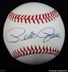 Pete Rose Signed Rawlings Official ONL Baseball AUTO JSA COA