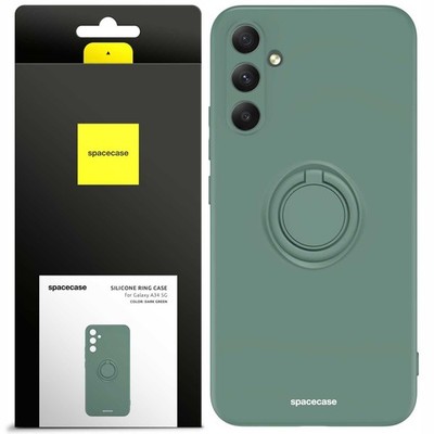 Spacecase Silikonringhülle Für Samsung Galaxy A34 5G Grün