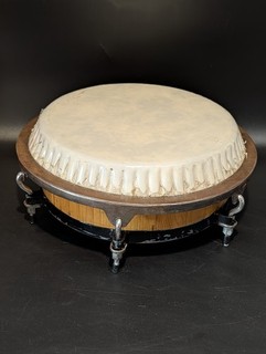 Batteria Conga vintage da viaggio (?) Piano Tavolo Bel Suono Ottima Qualità 12 5"