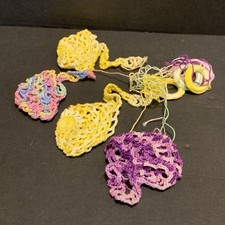 Crochet Unfinished Project Easter Basket Orna...