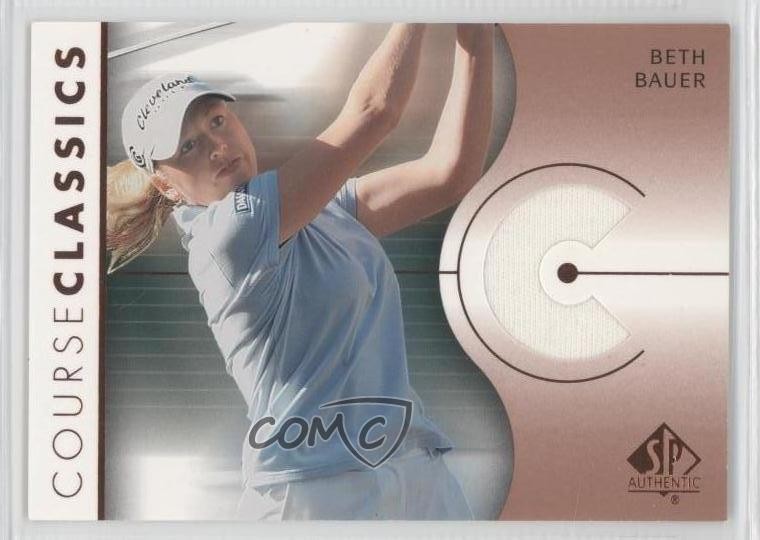 2003 SP Authentic Course Classics Golf Shirts Beth Bauer #CC-BB Rookie RC 0f3