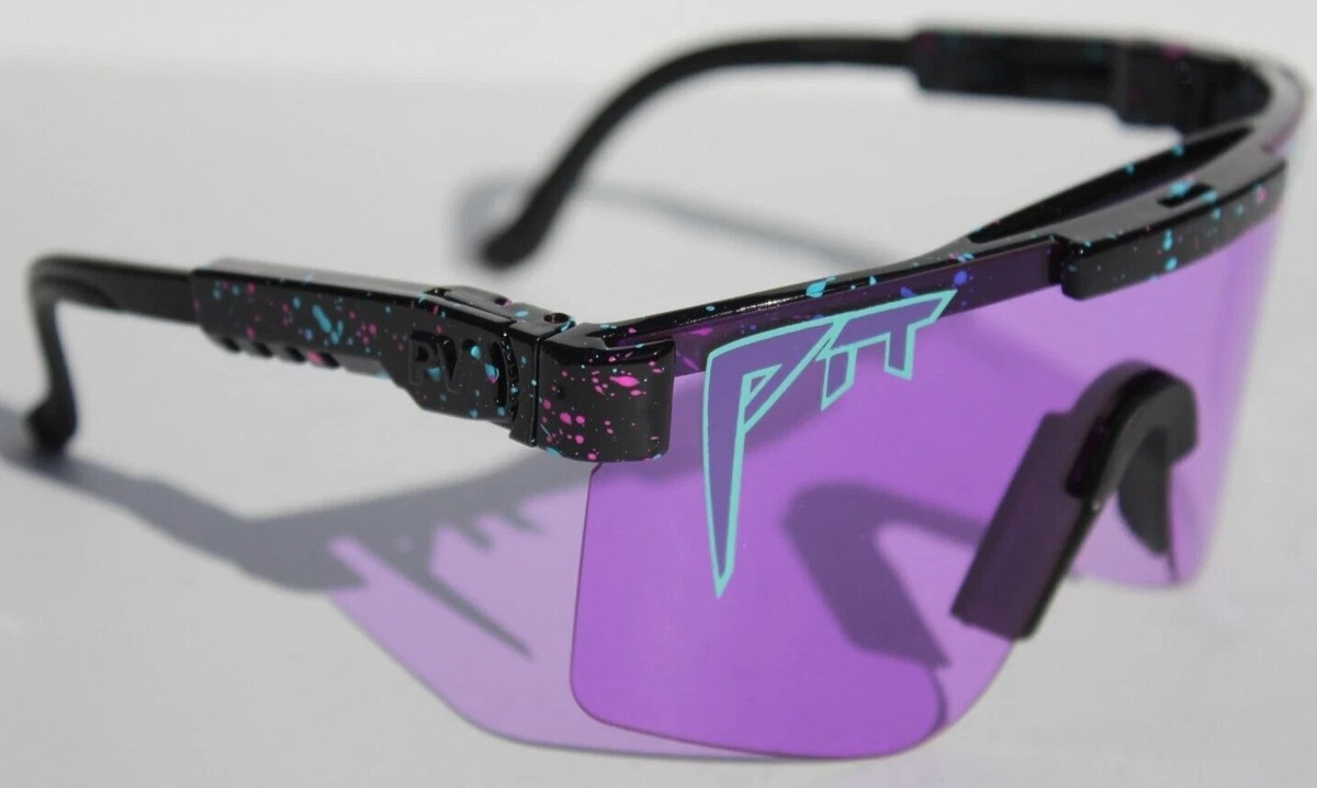 PIT VIPER The Purple Reign Sunglasses Black/Purple Wrap  display picture 1
