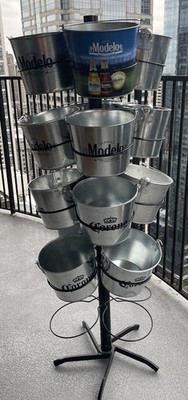 Beer Bucket Stand- Modelo Corona Father s Day, Soccer, Grad Party, Golf Sponsor