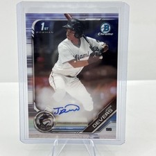 2019 Bowman Chrome JOSE DEVERS 1st Rookie AUTO #CPA-JD Miami Marlins RC