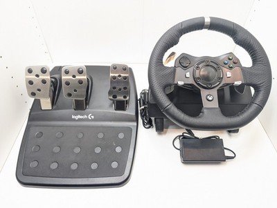 Logitech G920 Driving Force Racing Wheel and Pedal Set - PC/Xbox TESTED Working!